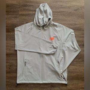 light weight grey outdoor New Balance jacket